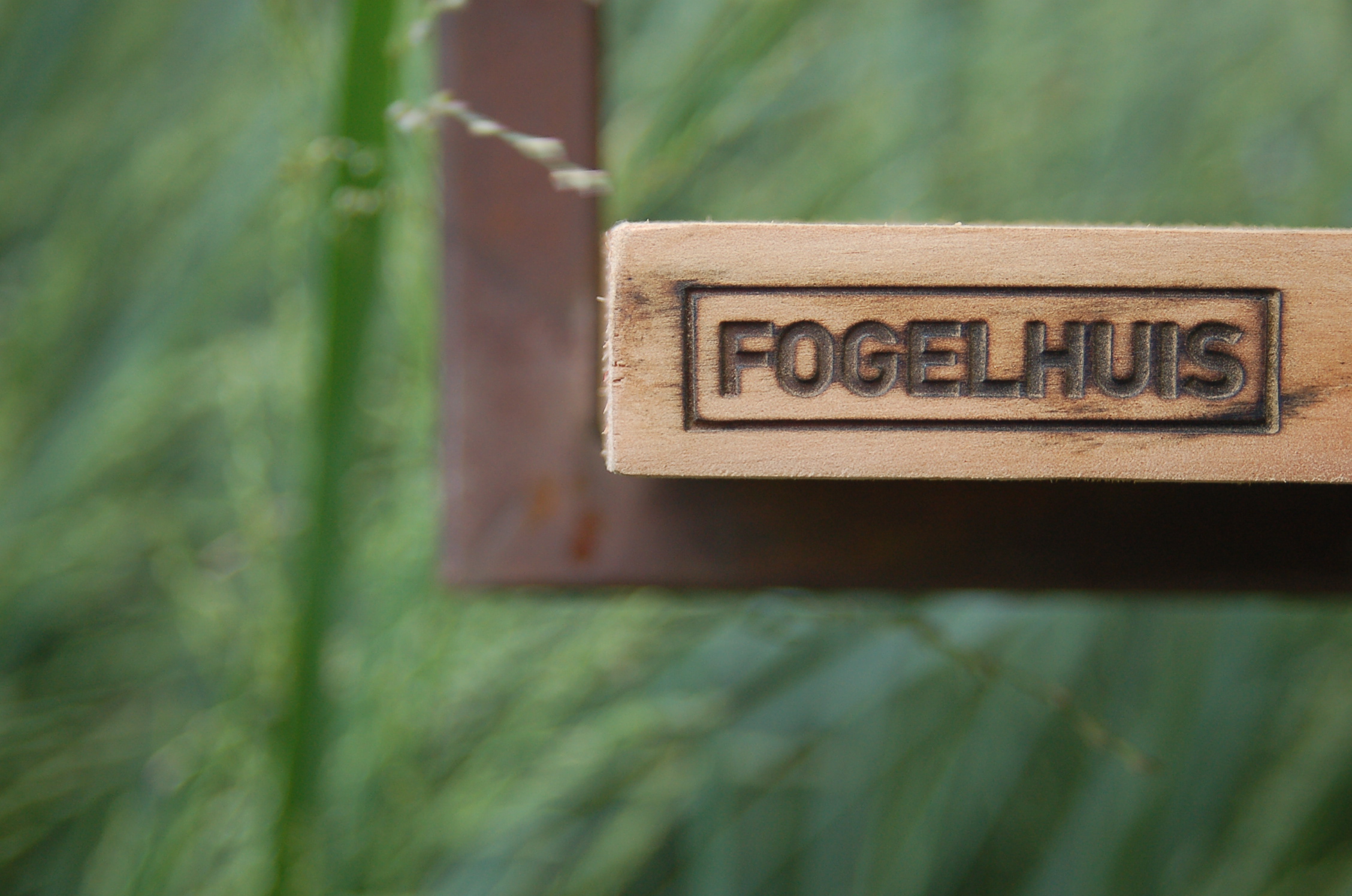 Fogelhuis M Douglas 35 x 42 x 20 cm detail 2